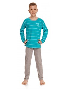 TARO Chlapčenské pyžamo 2621 Harry turquoise