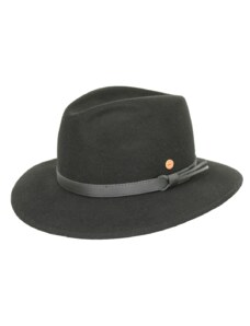 Cestovný nekrčivý vodeodolný čierny klobúk Mayser - Marvin Mayser