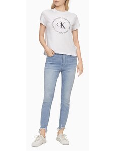 Calvin Klein dámské tričko Iconic Logo bílé T1720