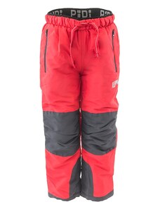 Pidilidi outdoorové športové nohavice s fleecovou podšívkou, Pidilidi, PD1121-08, červená