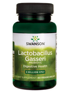 Swanson Lactobacillus Gasseri 60 ks, vegetariánska kapsula, 3 Billion CFU