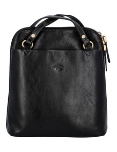 Dámsky kožený batoh kabelka čierny - Katana Elinney čierna