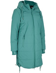 bonprix Prešívaný outdoorový kabát, nepremokavý, farba zelená
