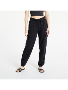 Dámske tepláky Nike NSW Essential Fleece Mid-Rise Cargo Pants Black/ White