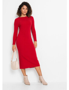 bonprix Pletené šaty, farba červená