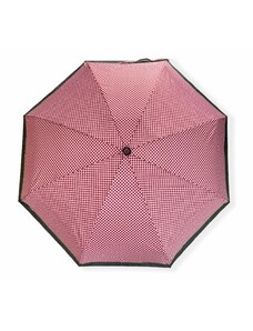 Real Star Umbrella Mini skladací dáždnik s kostičkami - ružová 4747