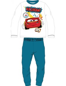 E plus M Chlapčenské / detské bavlnené pyžamo BLESK MCQUEEN 95 - Autá - Cars / Pixar - modré