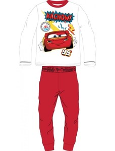 E plus M Chlapčenské / detské bavlnené pyžamo BLESK MCQUEEN 95 - Autá - Cars Pixar - červené