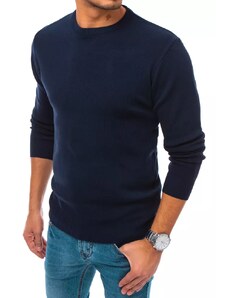 Dstreet Tmavo modrý sveter pre pánov