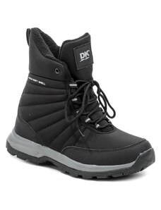 DK 1027 čierne dámske zimné topánky