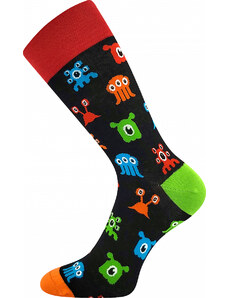 TWIDOR farebné veselé ponožky Lonka - UFONI - 1 pár