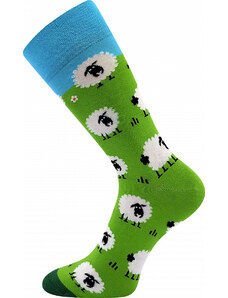 TWIDOR farebné veselé ponožky Lonka - OVCE - 1 pár
