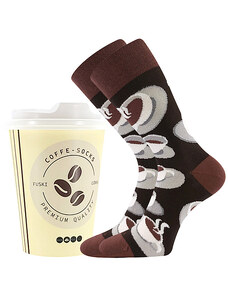 Boma COFFEE SOCKS farebné veselé ponožky Lonka