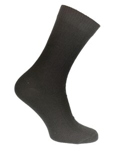 JOHN-C Pánske luxusné čierne vlnené ponožky GOAT