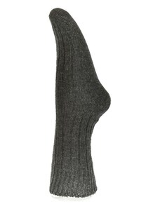 JOHN-C Dámske luxusné vlnené sivé ponožky SHEEP