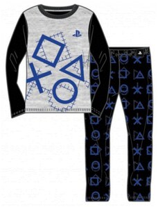 Fashion UK Chlapčenské / detské bavlnené pyžamo PlayStation - herny konzola