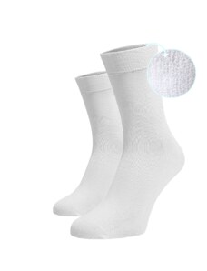 Benami Vysoké teplé ponožky Biele