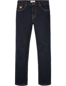 bonprix Strečové termo džínsy, Classic Fit, rovné, farba modrá, rozm. 54