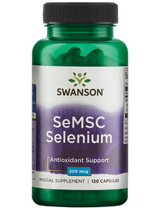 Swanson SeMSC Selenium 120 ks, kapsule, 200 mcg