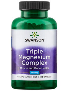 Swanson Triple Magnesium Complex 100 ks, kapsule, 400 mg