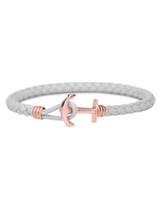 Paul Hewitt Anchor Leather Lite Grey Rose Gold