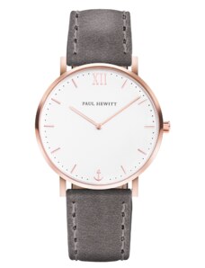Paul Hewitt Sailor line rose gold white grey leather