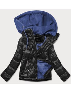 BH FOREVER Čierno / modrá dámska bunda s kapucňou (BH2003BIG)