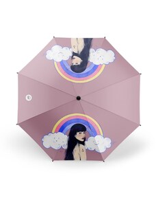 Dáždnikovo Dlhý dáždnik Dúhová nálada - ružová