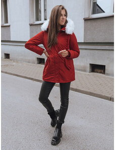 Ladies parka jacket NELLY red Dstreet