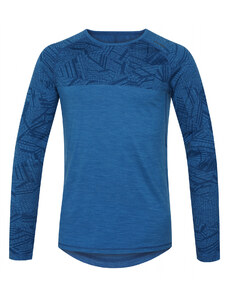Men's thermal T-shirt HUSKY Merino tm. blue