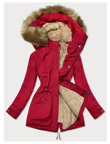 Zonno Červená zimná parka s kapucňou