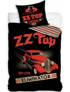 Carbotex Bavlnené posteľné obliečky ZZ Top - motív Eliminator - 100% bavlna Renforcé - 70 x 90 cm + 140 x 200 cm