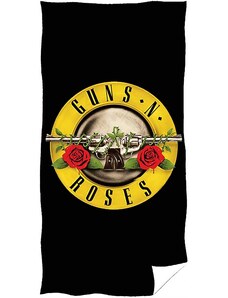 Carbotex Bavlnená osuška Guns N' Roses - 100% bavlna, froté s gramážou 360 gr./m2 - 70 x 140 cm