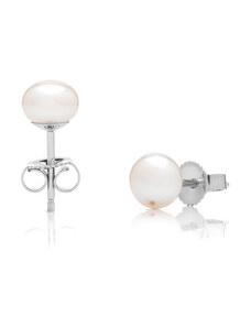 Buka Jewelry Vpichovacie perlové náušnice Mutiara 6 AA