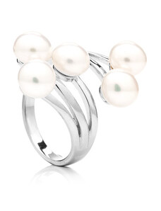 Buka Jewelry Perlový prsteň Lima