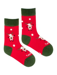 Fusakle Detské ponožky Sob vianočný