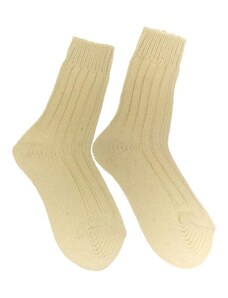 JOHN-C Luxusné béžové ponožky ALPAKA