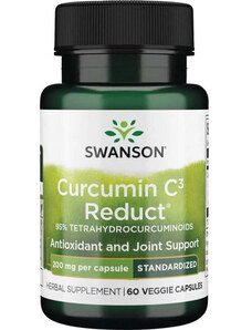 Swanson Curcumin C3 Reduct 60 ks, vegetariánska kapsula, 200 mg