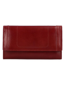 Kožená peňaženka tmavočervená - Tomas Mayana červená