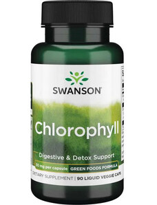 Swanson Chlorophyll 90 ks, tekutá kapsule, 50 mg