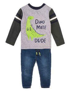 Minoti Chlapčenský set - tričko a nohavice džínsové, Minoti, Mite 5, chlapec