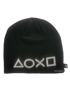 Fashion UK Detská zimná čiapka Playstation - čierna