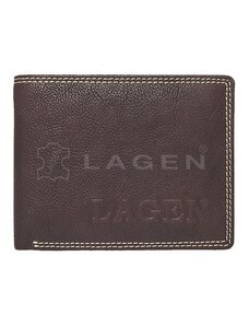 Lagen Pánska kožená peňaženka 614787 hnedá