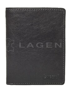 Lagen Pánska kožená peňaženka 2001/T čierna