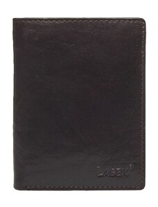 Lagen Pánska kožená peňaženka 2001/T tmavo hnedá