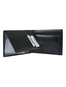 LORENTI Pánska kožená peňaženka CPR-024-BAR čierna
