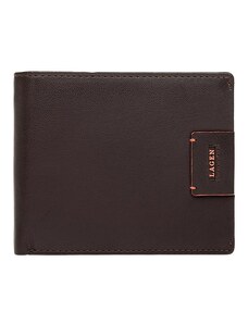 Lagen Pánska kožená peňaženka LG-1120 hnedá