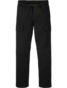 bonprix Strečové nohavice termo, Regular Fit, rovné, farba čierna, rozm. 54