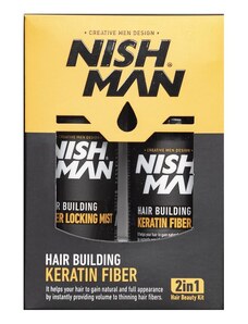 Nish Man Súprava na posilnenie vlasov s keratínom Nish Man Hair Beauty Kit