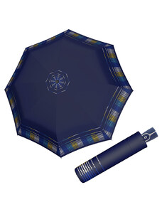 Doppler Magic Fiber AFTERGLOW - dámsky skladací plne-automatický dáždnik modrá